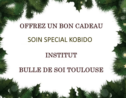 Carte cadeau Massage spécial Visage Kobido Noël chez Bulle de Soi Toulouse