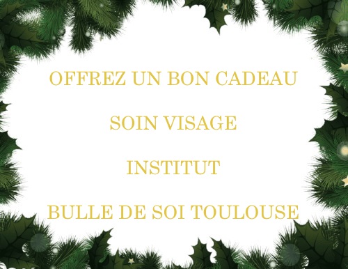 Carte cadeau Soin visage pour Noël à l'Institut Bulle de Soi Toulouse